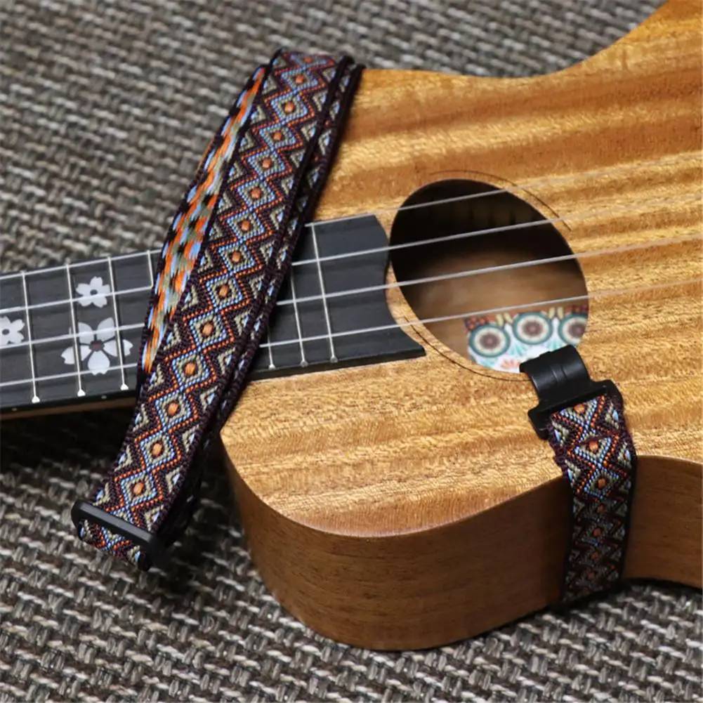 b 002 nationalen stil einstellbare gitarre strap länge universal sling mit haken für akustische ukulele elektrische gitarre zubehör fre