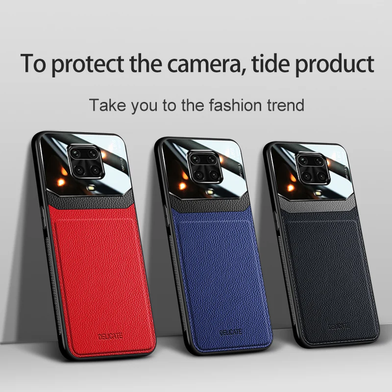 Чехол из плексигласа для Xiaomi деловой чехол искусственной кожи телефона 6 67 дюйма