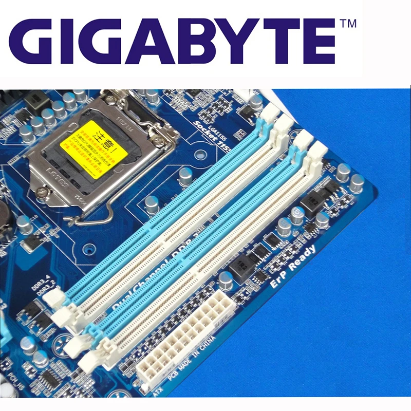 LGA 1155 DDR3 для Intel P67 Gigabyte GA P67A D3 B3 материнская плата 32 Гб настольная системная PCI E