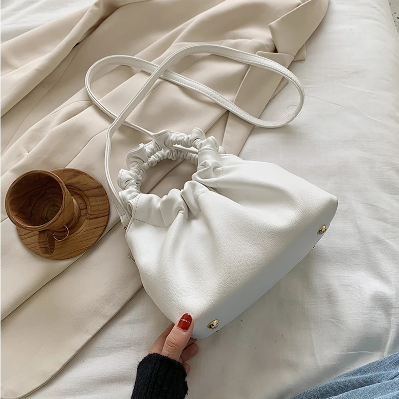 [BXX] Женские однотонные сумки через плечо из искусственной кожи для женщин весна