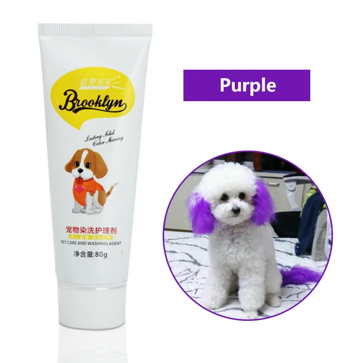 80 г окрашивающий агент для собак щенков животных кошек окрашивание волос VIP крем