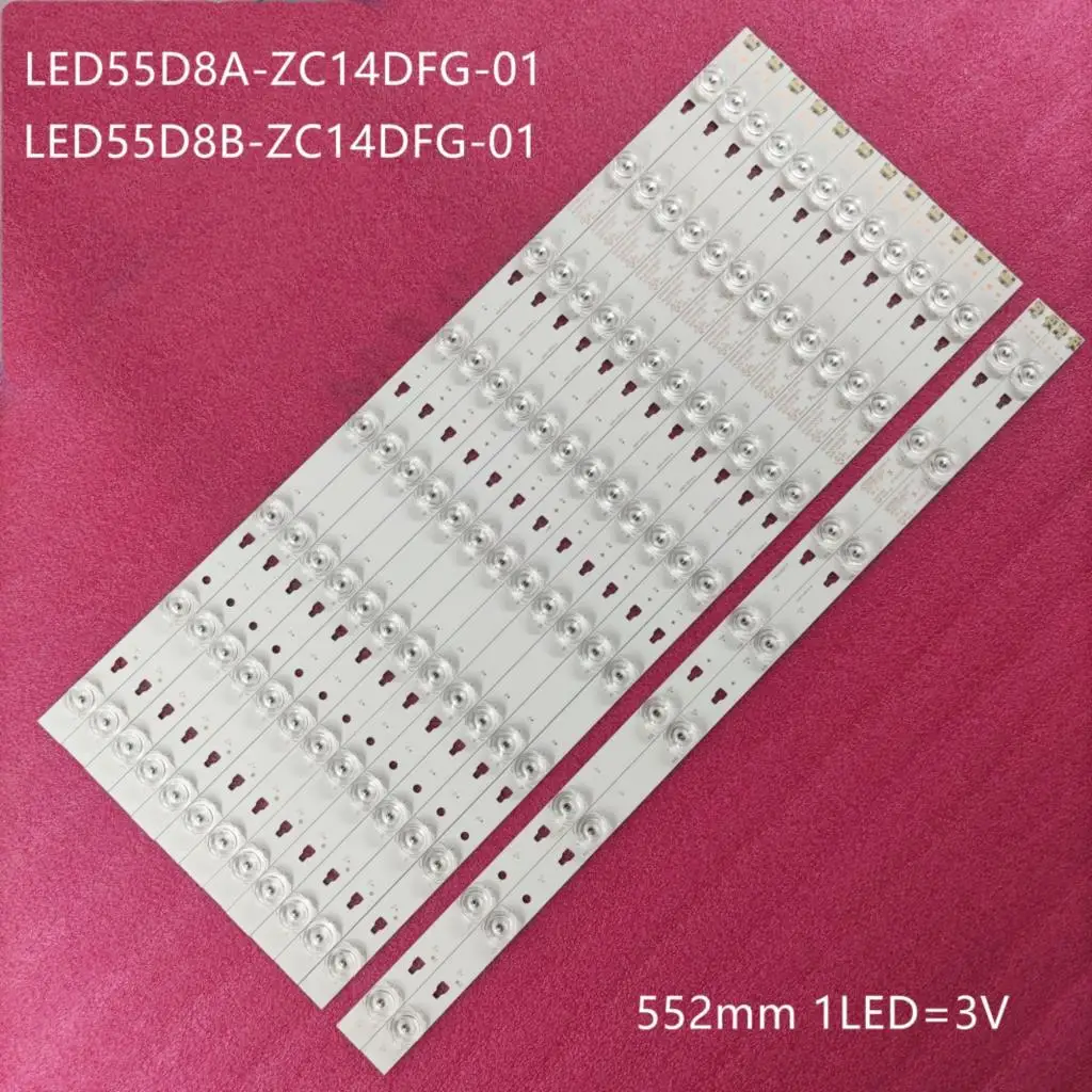 Светодиодная лента для подсветки 8 ламп Haier 55 ''TV LE55U6500U LED 55D 8A 55D8B-ZC14DFG-01 30355008220
