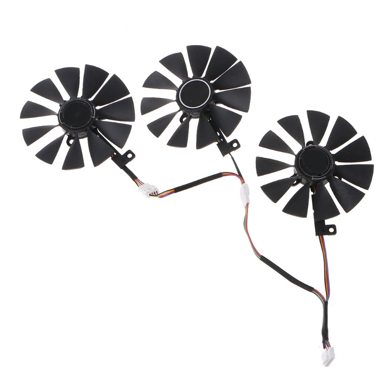  90MM T129215BU 7Pin Quiet VGA Fan Graphics Card Cooling for GTX1080Ti R9 390X/39012V 0.5A USB Powered | Компьютеры и офис