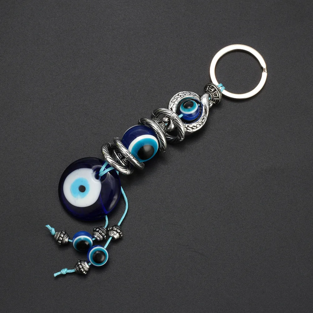 Модный турецкий греческий синий глаз на удачу подвеска в подарок подходит для