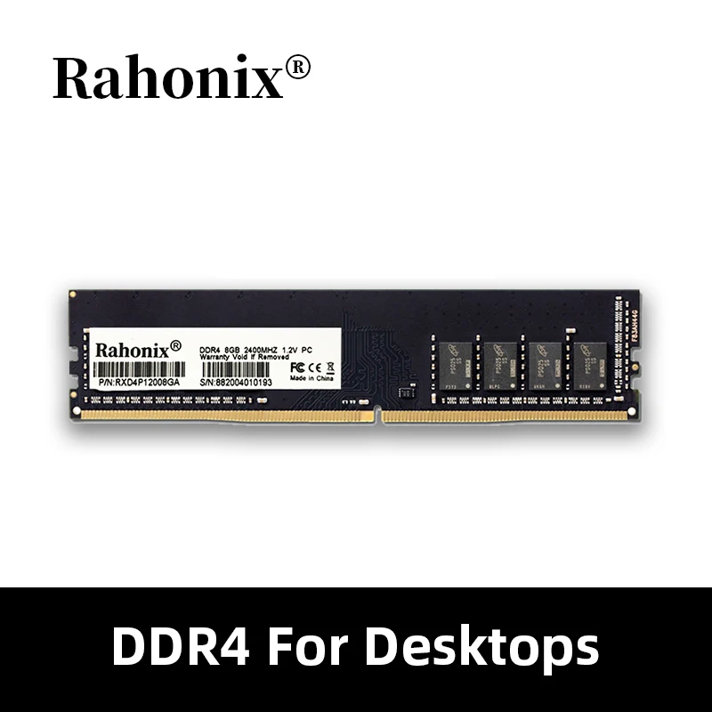 rahonix ram ddr3 4gb 8gb 1333 1600mhz memory ddr4 4gb 8gb 2400 2666mhz desktop memoria ram for pc free global shipping