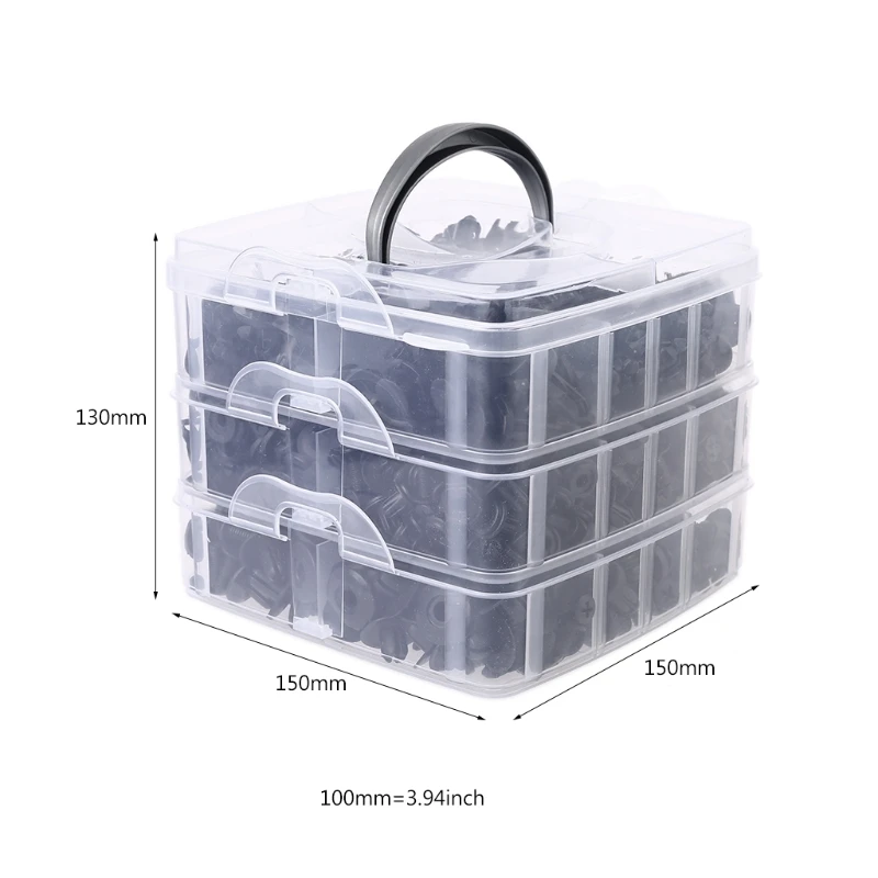

Vehicle Clips Fastener Removal Tools Car Fasteners Assortment Auto Push Pin Rivets Set with Plastic Storage Case T3EF