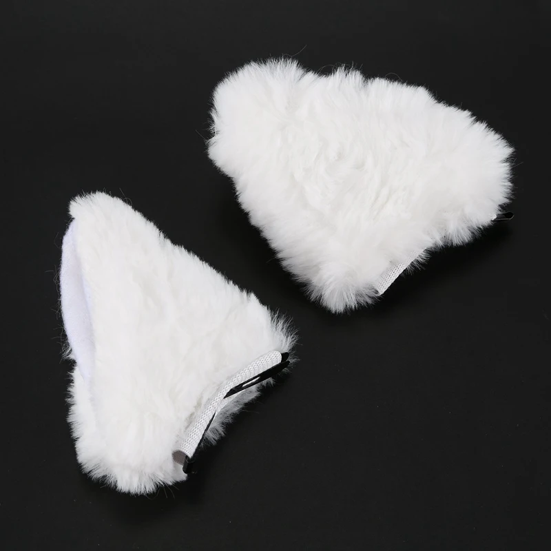 Кота футболка с изображением лисы и меховыми ушками аниме Неко Костюм волосы