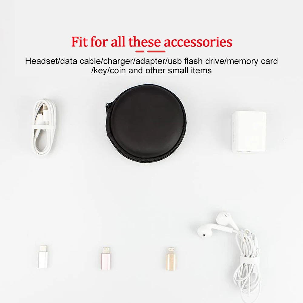 Сумка для хранения гарнитуры PHOMAX миниатюрная легкая сумка наушников USB карта