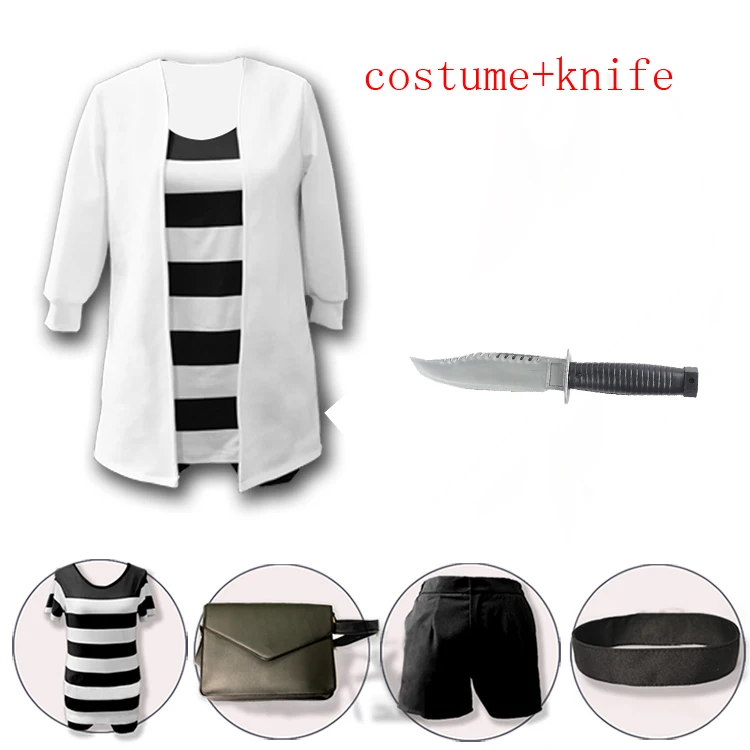 package 3 Аниме «ангелы смерти» сатсурику нет Тенши костюм косплей Айзек Фостер Рейчел Гарднер костюм Зак Рей парик Хэллоуин Вечерние - Цвет: package 3