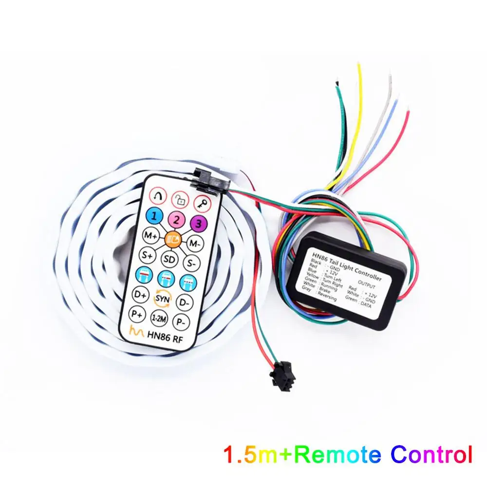 120 см белый/теплый белый/RGB красочный автомобиля потока Тип Светодиодные ленты