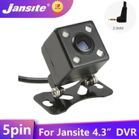 night vision 4 led lamps reverse camera hd cdd rear view camara lens 2 5mm jack with 6 miters cable for car dvr mirror recorders