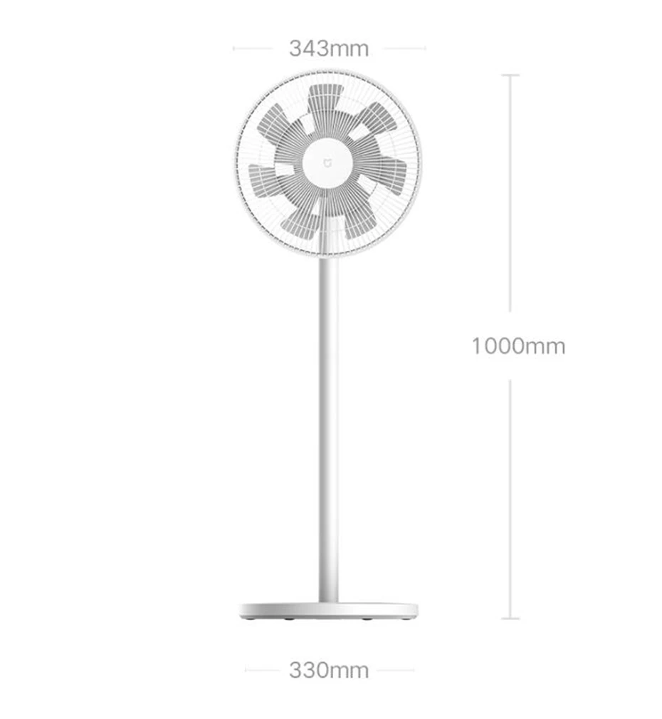 

Xiaomi Mijia Smart Standing Fan 2 Battery Edition Wireless Portable Rechargeable Floor Table Electric Fan BPLDS03DM