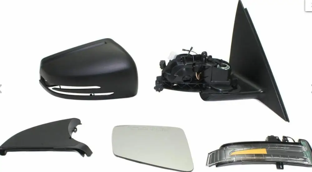 Левое боковое зеркало двери водителя в сборе 1 комплект для Mercedes W204 C180 C250 C300 C350