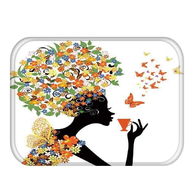 Новый Добро пожаловать коврики Для женщин и девочек принт в ванную Кухня ковры