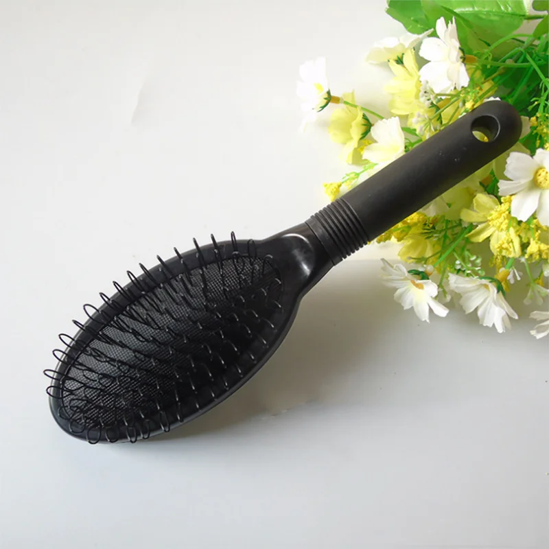 Women Scalp Massage Comb Black Anti-static Comb Bristle Nylon Hairbrush Hair Brush For Hairdressing Tools
