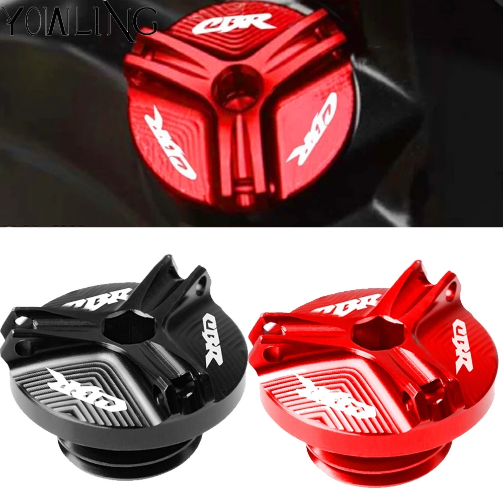 

Motorcycle M19*2.5 Engine Oil Filter Cup Plug Cover Screw For HONDA CBR500R CBR1000S CBR650F 2013 2014 2015 2016 2017