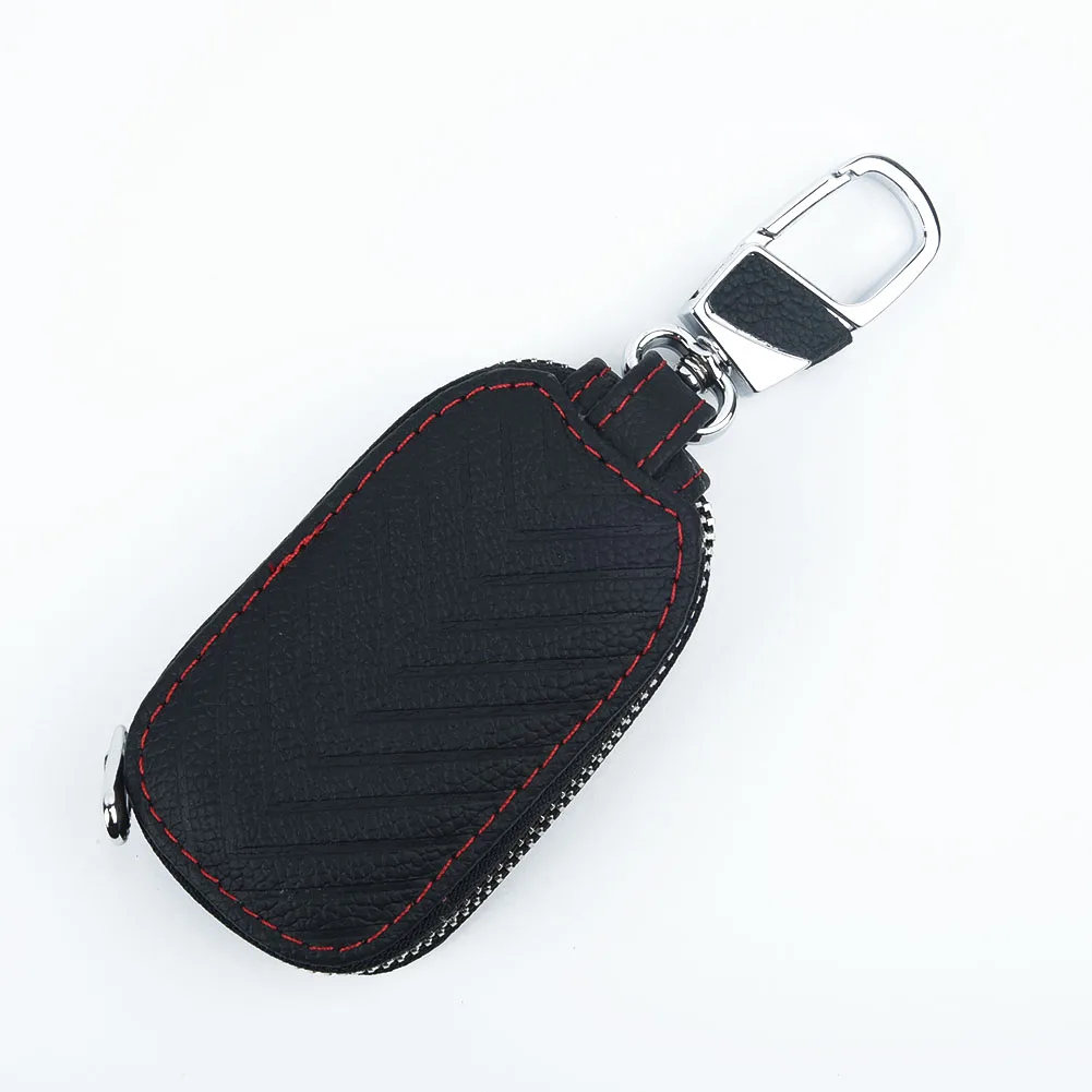 

Remote Key Cover Smart Tool Accessory Zipper Bag Protection Case Chain