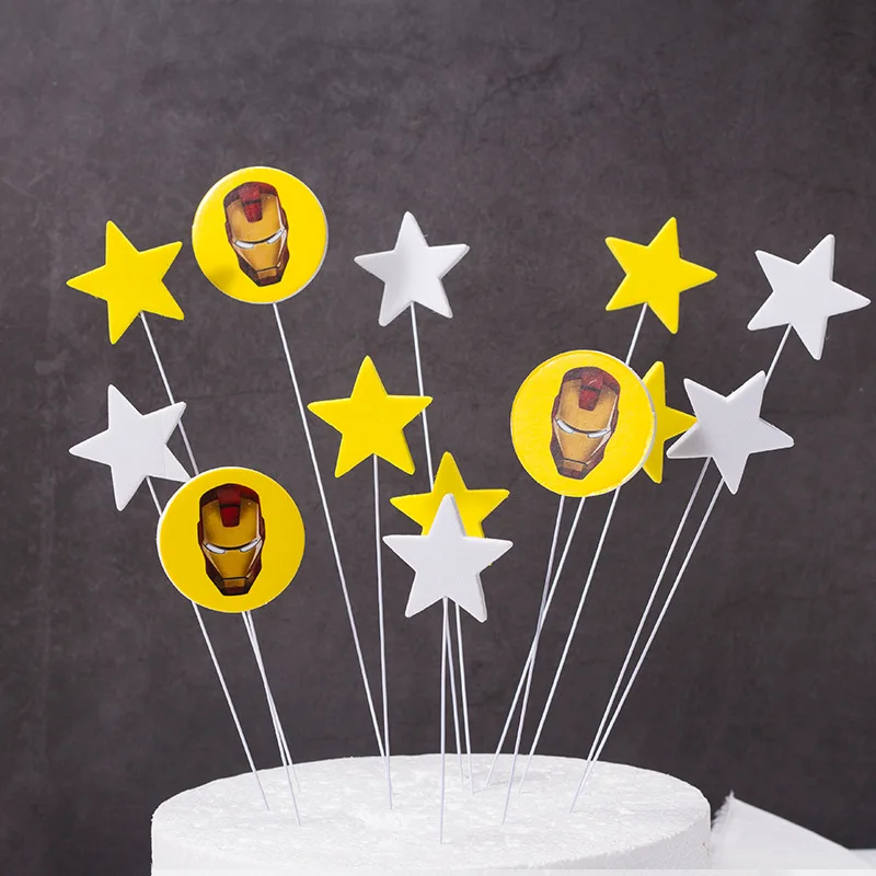 Детский праздничный аксессуар для выпечки 1 комплект Супергерой из фильма