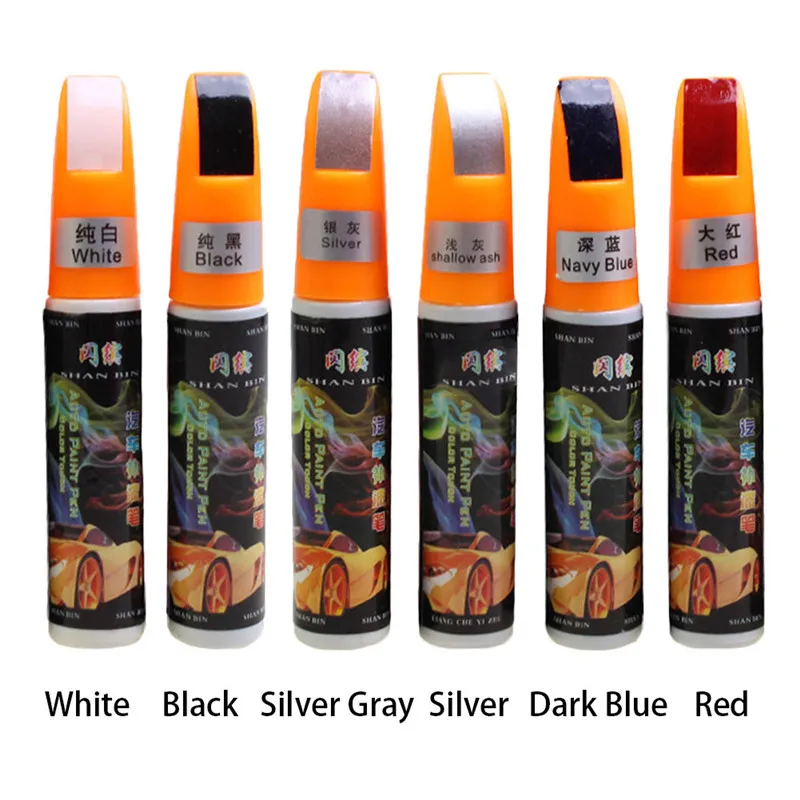 

7Pcs New DIY Car Clear Paint Repair Pen Scratch Remover Touch Up Pens Auto Non-toxic Permanent Water Resistant