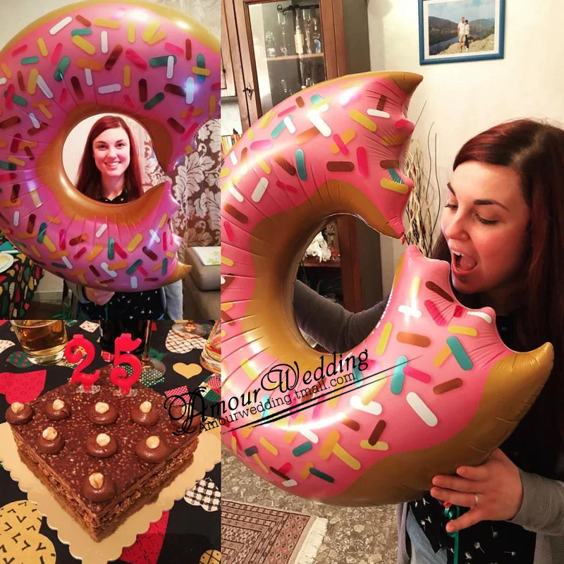 1 шт. пончики леденец на палочке День рождения наборы воздушных шаров милая