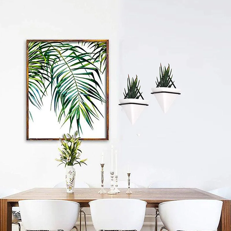 Тройной настенный плантатор набор 4 подвесных плантаторов ваза геометрический