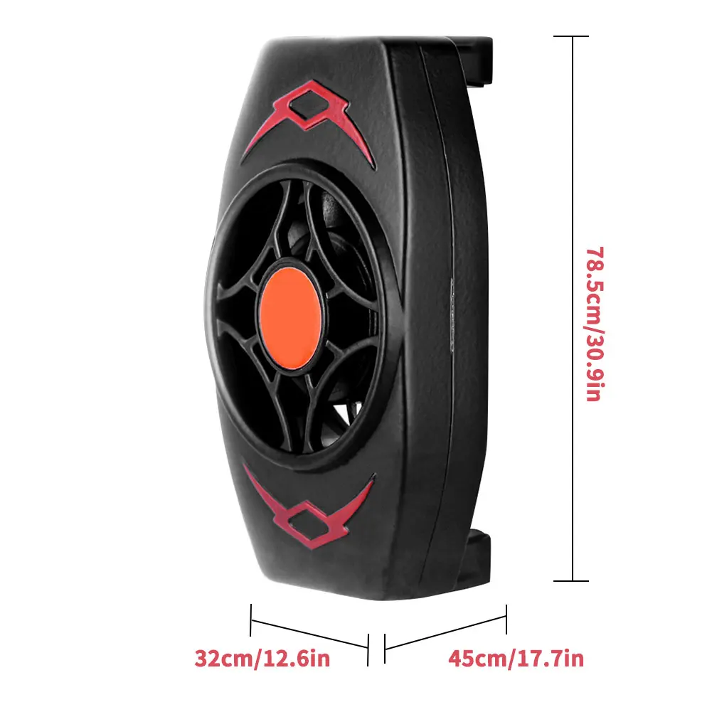

For Gaming/Use Cell Phone Cooler Portable Mobile Phone Radiator Phone Cooling Fan Dissipate Heat Cooling Phone Temperature