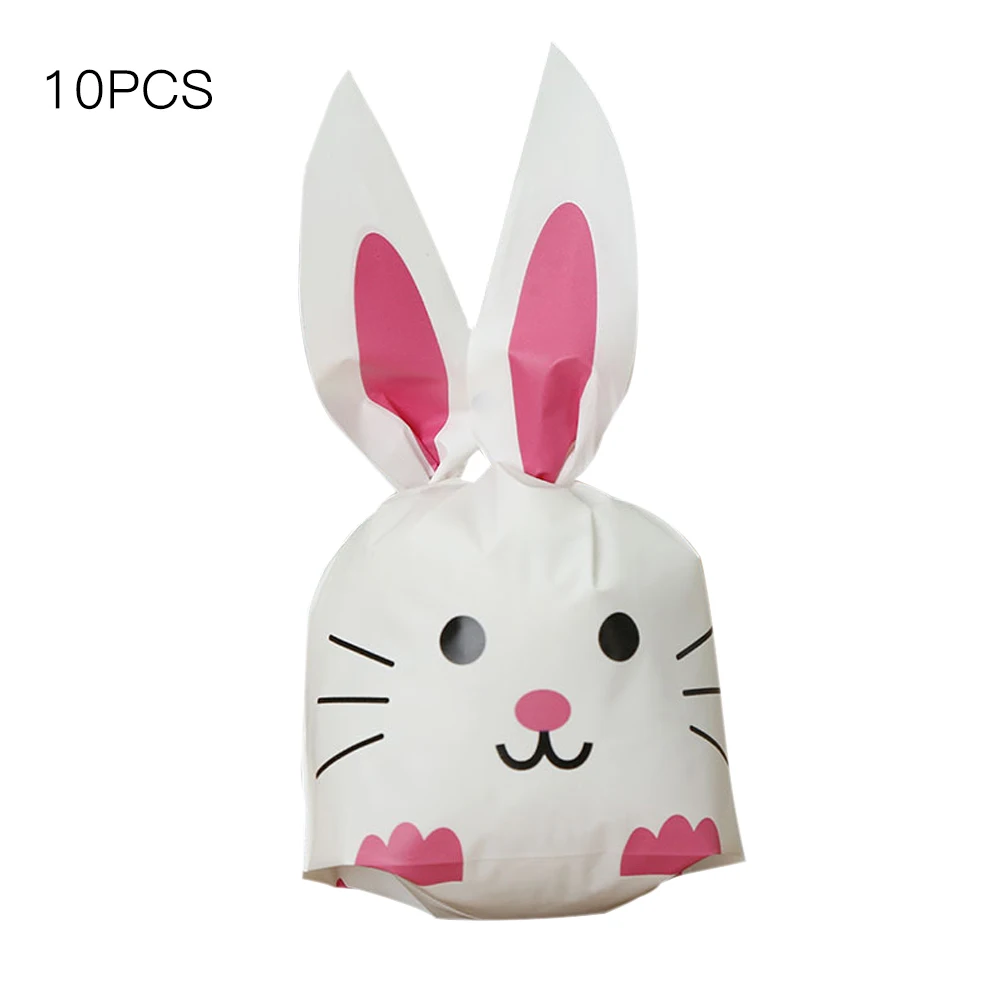 10 шт Кролик уха торт мешок Подарочный пакет конфеты печенье закуски выпечка упаковка свадебный подарок рождественские украшения инструменты для выпечки - Цвет: 05