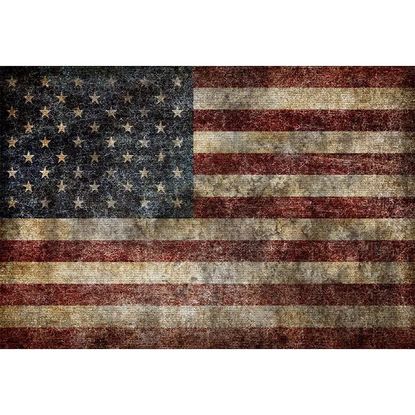 

7x5ft Vintage Old Grunge American USA Flag White Red Stripes Custom Photo Studio Background Backdrop Vinyl Banner 220cm x 150cm