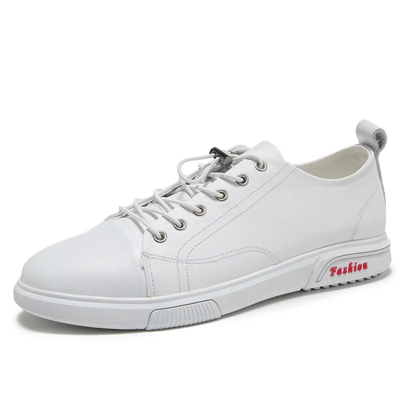 Мужские Нескользящие кроссовки из натуральной кожи на шнуровке | Обувь