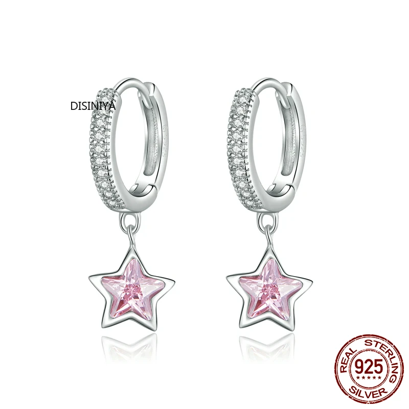 

Женские серьги-гвоздики из серебра 925 пробы, с фианитом