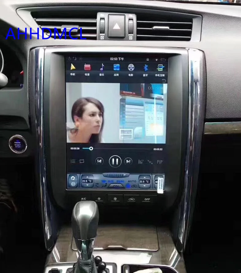 Мультимедийный проигрыватель в стиле Тесла Android автомобильная стереосистема GPS