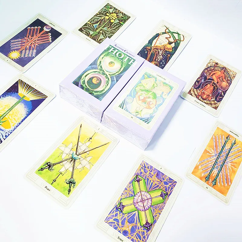 

78pcs/set Thoth Tarot cards Divination board game card set all in English Event & Party Board Game Thoth tarot