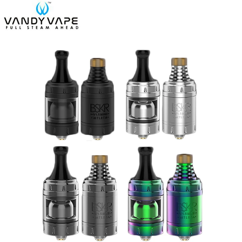 Оригинальный Vandy Vape Berserker Mini MTL RTA V1.5 бак VandyVape BSKR электронная сигарета распылитель
