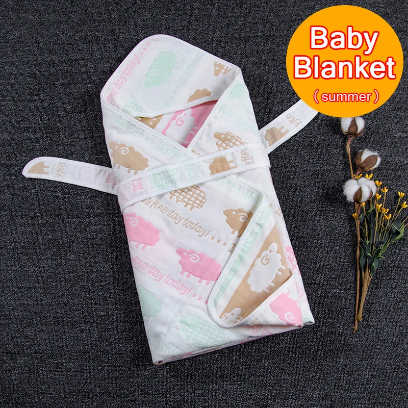 Теплое Хлопковое одеяло для новорожденных с героями мультфильмов Детские