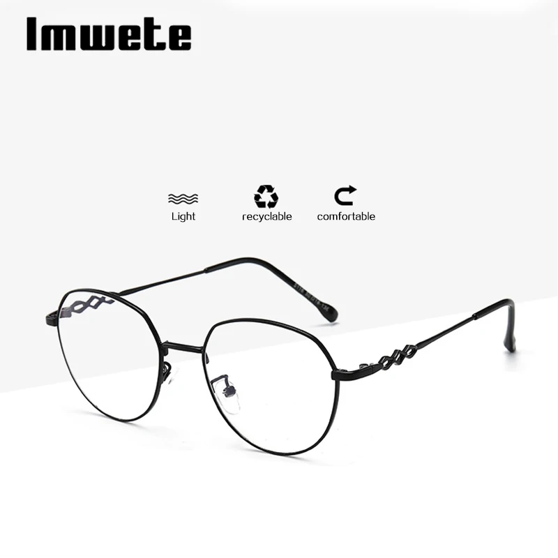 Оправа для очков Imwete мужчин и женщин винтажные оптические аксессуары большого