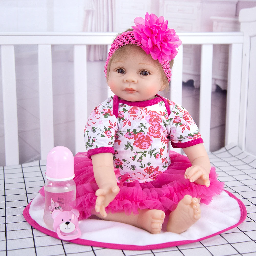 Симпатичная и милая кукла новорожденный ручной работы Реалистичная силиконовая