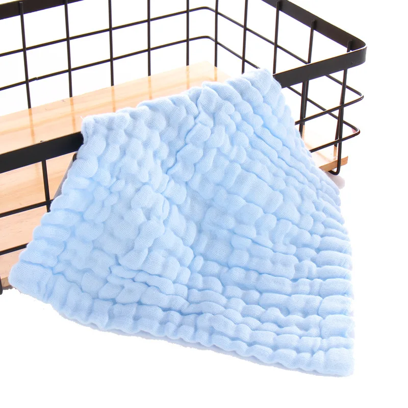

Towel Baby Face Towel Baby Handkerchief Baby Bath Cotton Burp Cloth Soft Absorbent 6-Layer Gauze Kindergarten Washcloth 30X30Cm