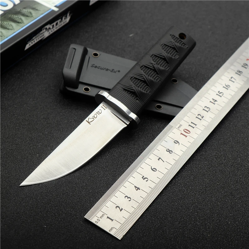

Outdoor Hunting Knife Camping Portable Small Straight Knife 8cr13mov Steel Sharp Survival Tool EDC self defense tool