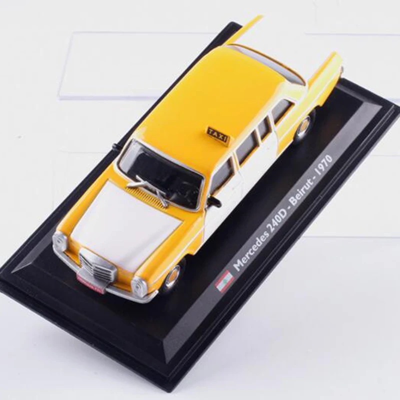 12 6 см масштаб 1:43 металлический сплав желтого цвета Классический Ливан 240D Бейрут