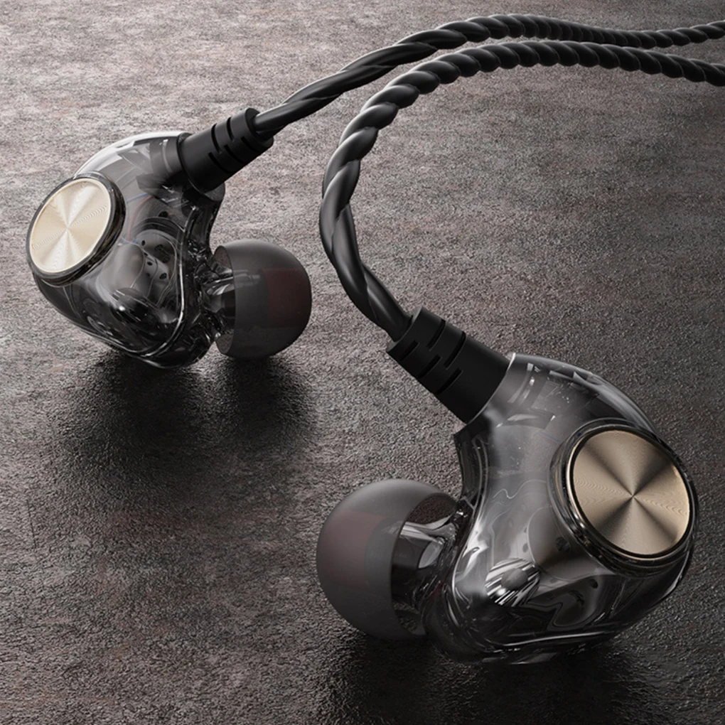 

K1 Wired Headphones 3.5mm Hybrid HiFi Earphone Stereo Music Deep Bass Noise Canceling Earphone For Samsung Xiaomi