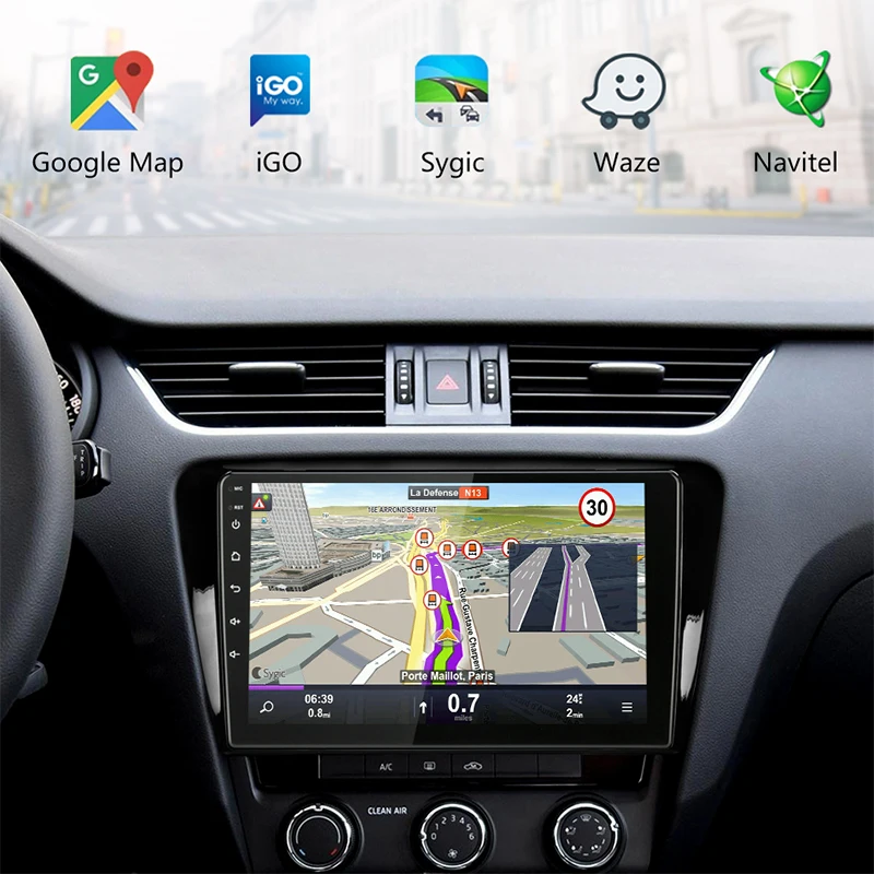 Jansite RDS 4G 10 &quotАвтомагнитола для SKODA Octavia 3 2014-2018 Wifi gps BT Android сенсорный экран