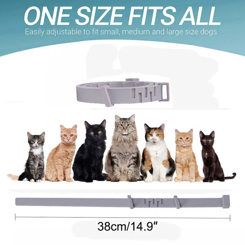 Pet москитный репеллент блохи кошачий ошейник предупреждения Cat Dog Collar только для