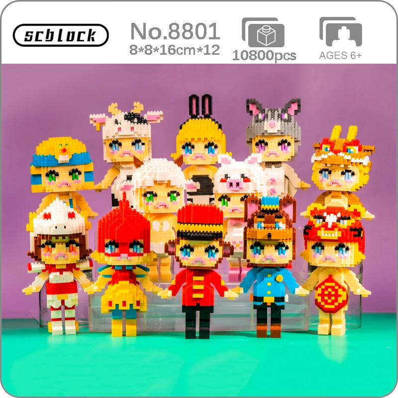 SC знаки зодиака тигр кролик дракон змея лошадь овечка собака свинья девушка