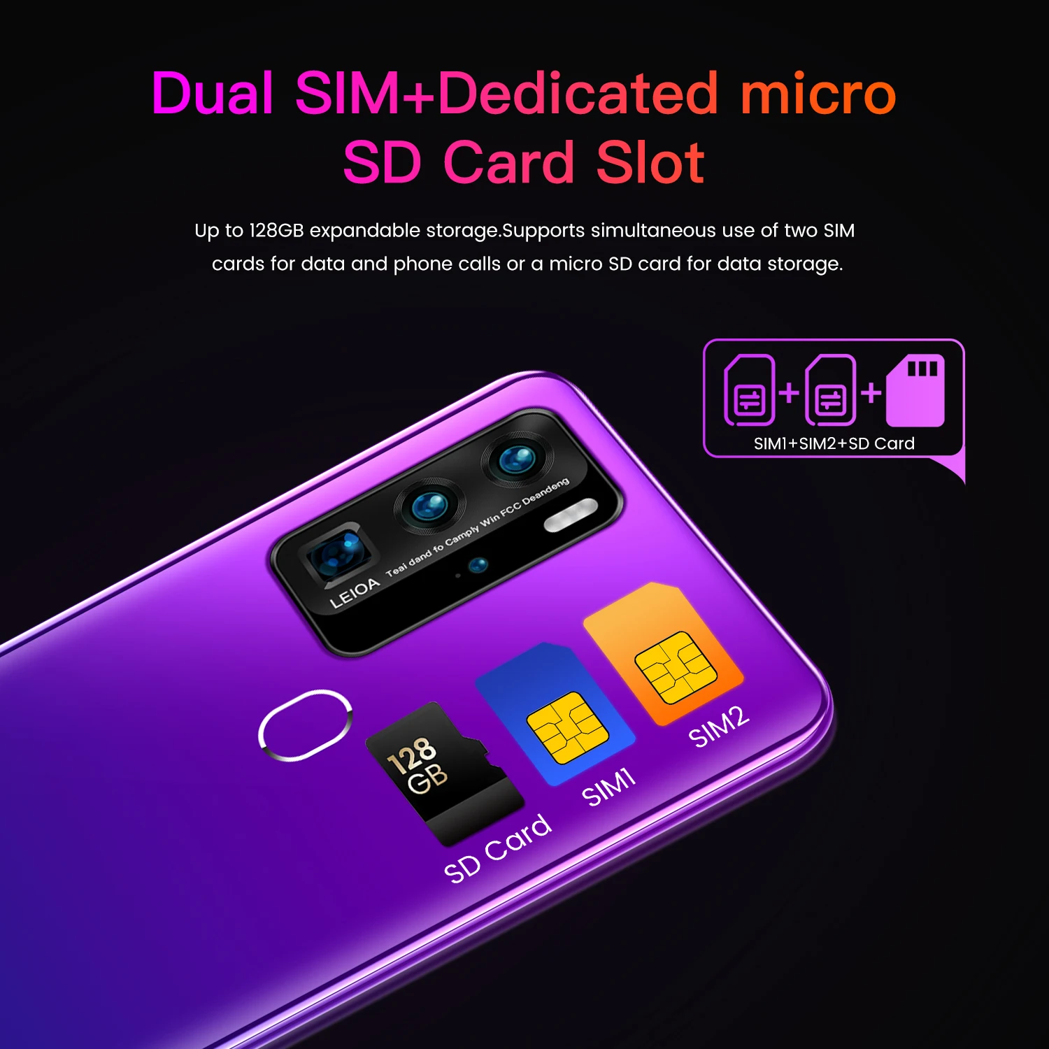 

Global Version 2021 P80Pro 5G Network Drop Screen 10 Core Dual SIM+SD Cell Phone 7.1 Inch Fingerprint Face ID Smartphone Celular