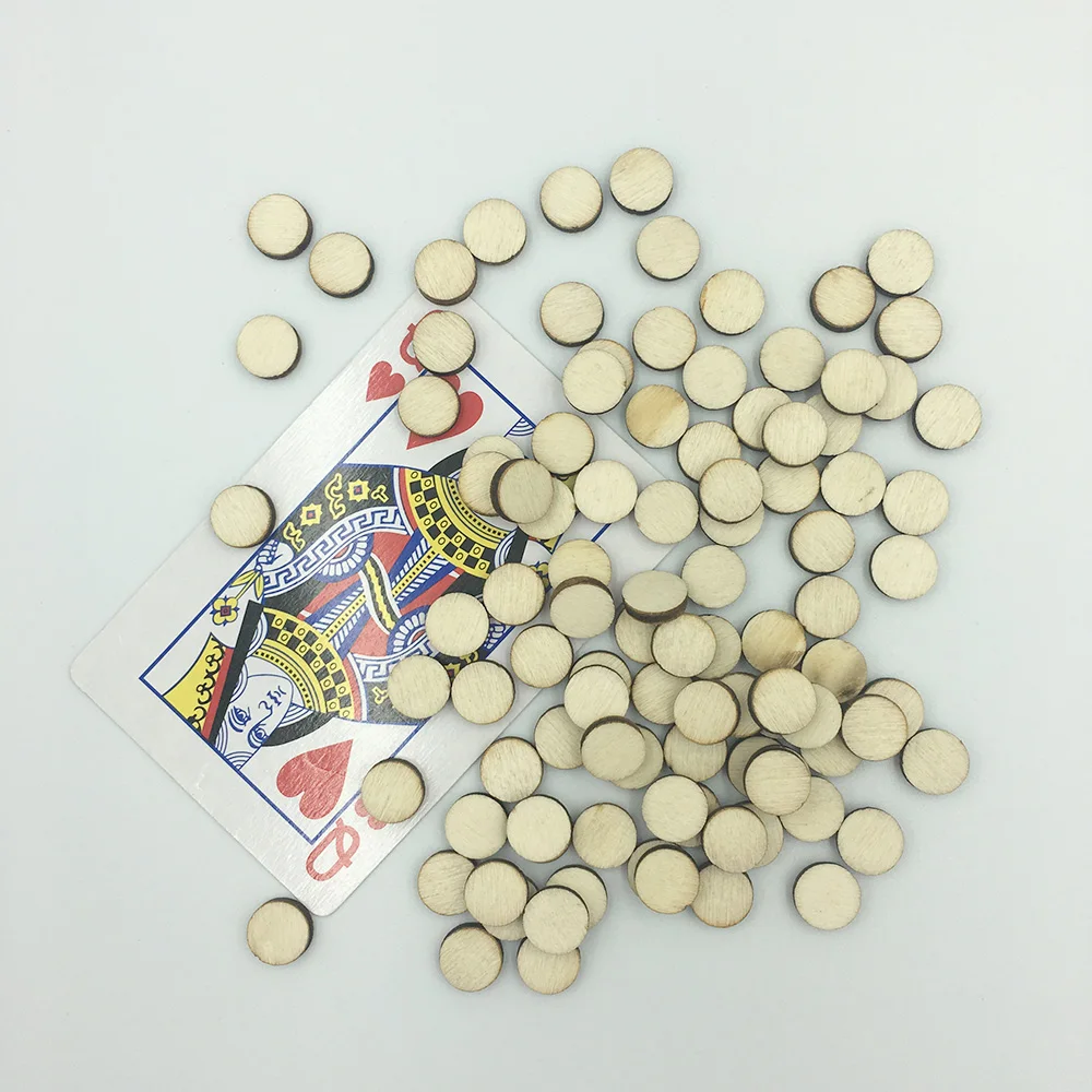 100 шт. 10 мм 0 39 дюйма необработанные предварительно просверленные деревянные