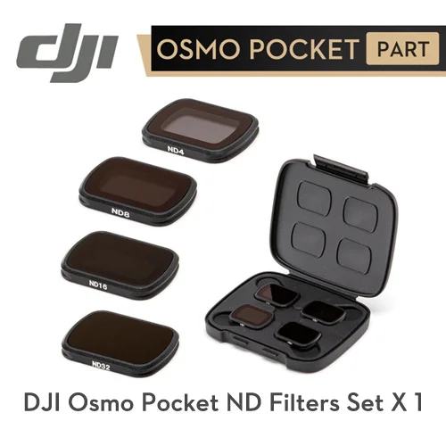ND Fliters Set X 1 DJI Osmo Карманный контроллер колеса для точного карданного управления и быстрой смены карданного режима DJI Osmo карманные оригинальные аксессуары - Цвет: ND Fliters Set X 1