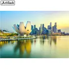 5d сделай сам, алмазная живопись, городской пейзаж, полноразмерная 3d Алмазная мозаика, наклейка, вышивка