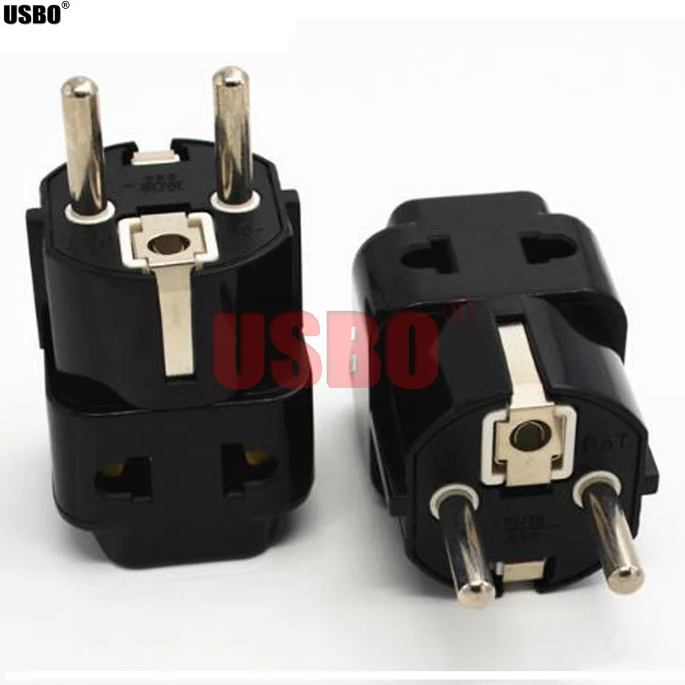 Универсальный переходник для ЕС/Великобритании/Австралии/США в ЕС дорожный