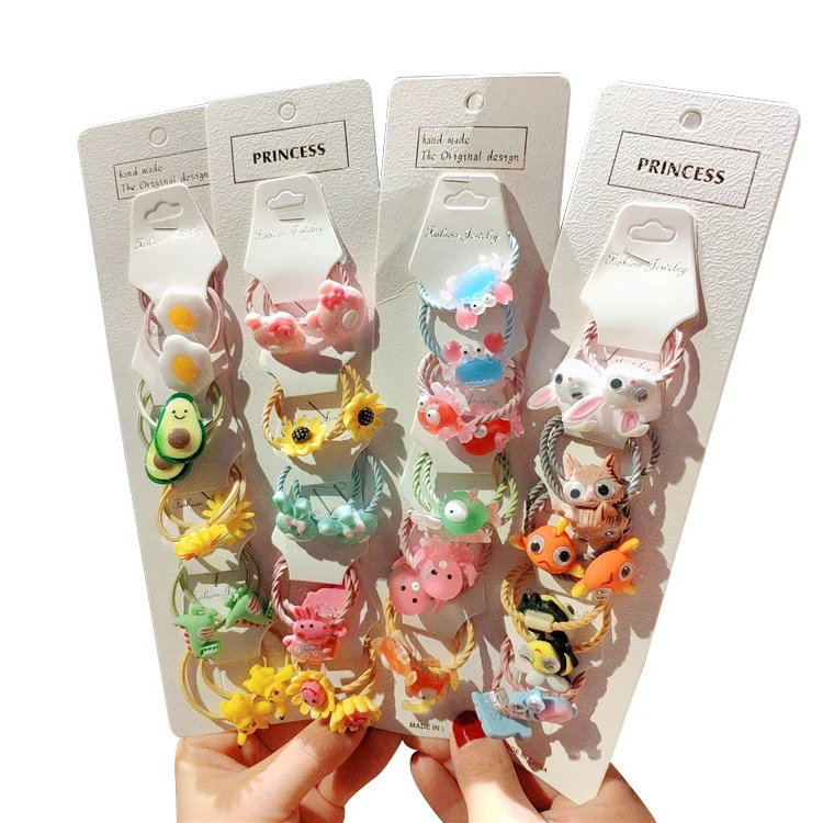 ET78 Новый обруч для волос маленькая резинка девочек милый мультяшный головной