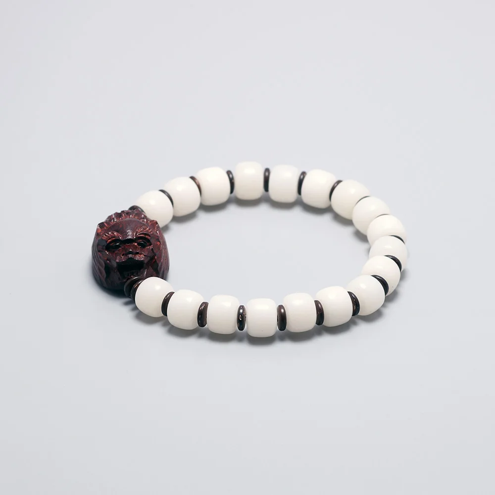 Браслет из натуральных бусин женский и мужской с красным сандаловым деревом |